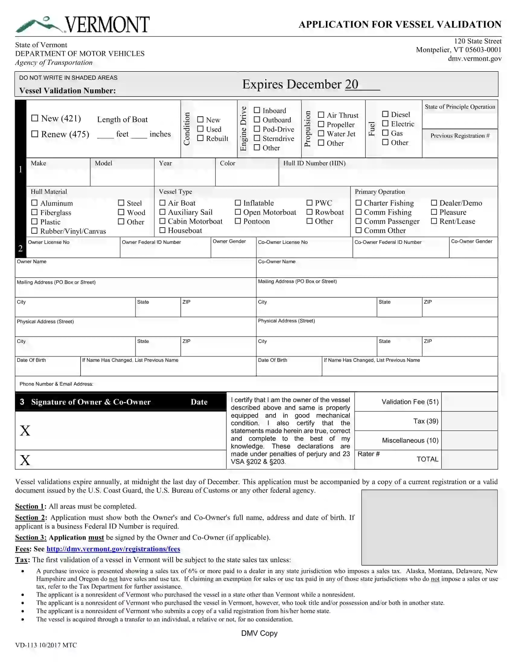 Free Vermont Bill of Sale Forms (PDF) FormsPal