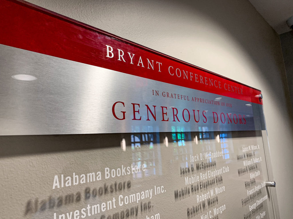 Bryant Conference Center Formula Design Wayfinding Signage