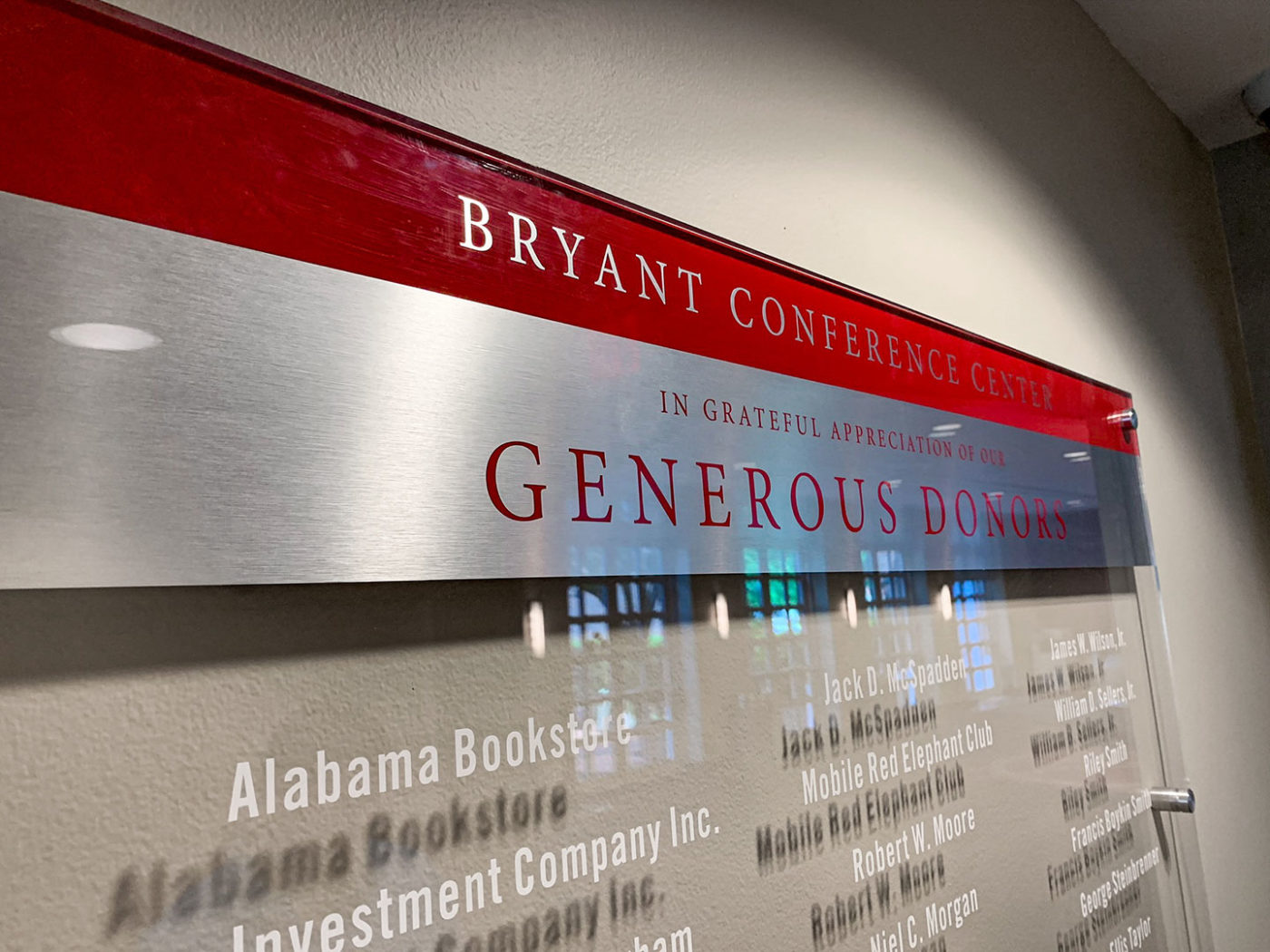 Bryant Conference Center Formula Design Wayfinding Signage