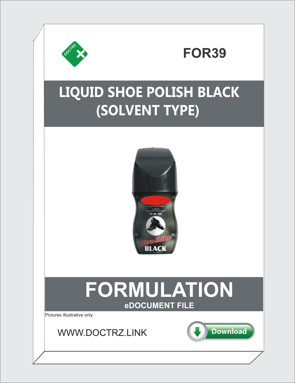 Formulation LIQUID SHOE POLISH BLACK (SOLVENT TYPE)