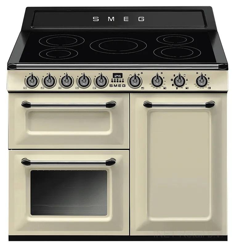 Smeg Tr103Ip Crème Inductie Fornuis 100 Cm | Fornuizenplaza Nederland