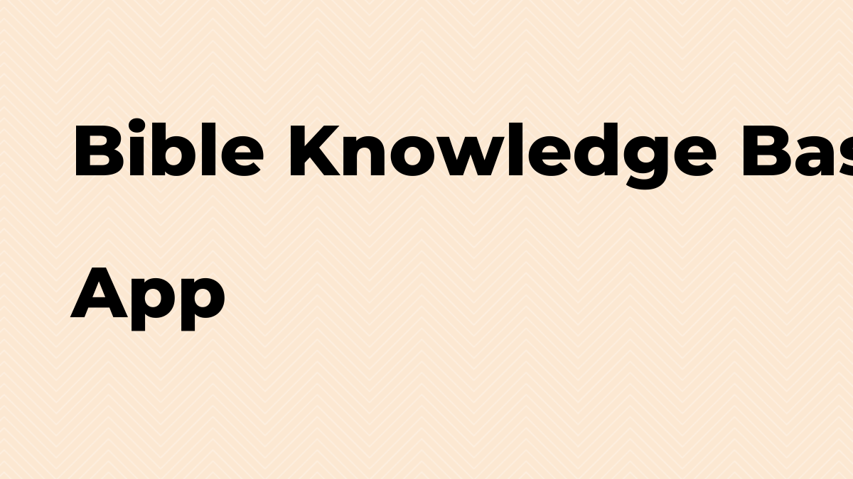 Bible Knowledge Base Best tips and How To for Android and iPhone ForoKD