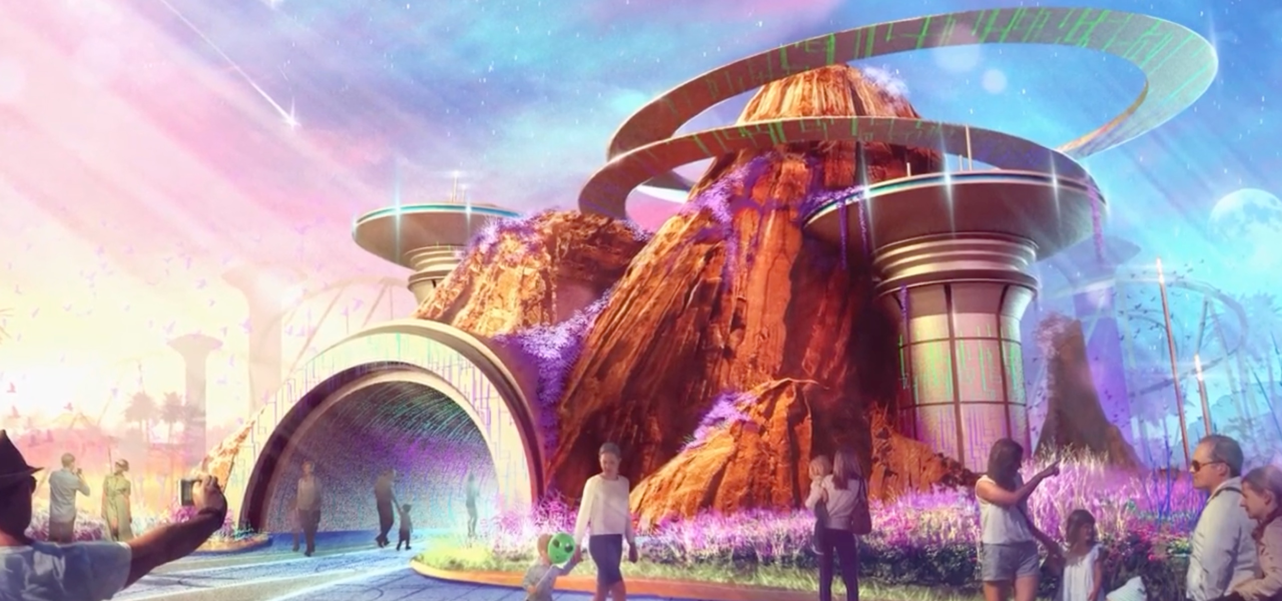 Behind the Scenes DeepSpace Theme Park FORREC