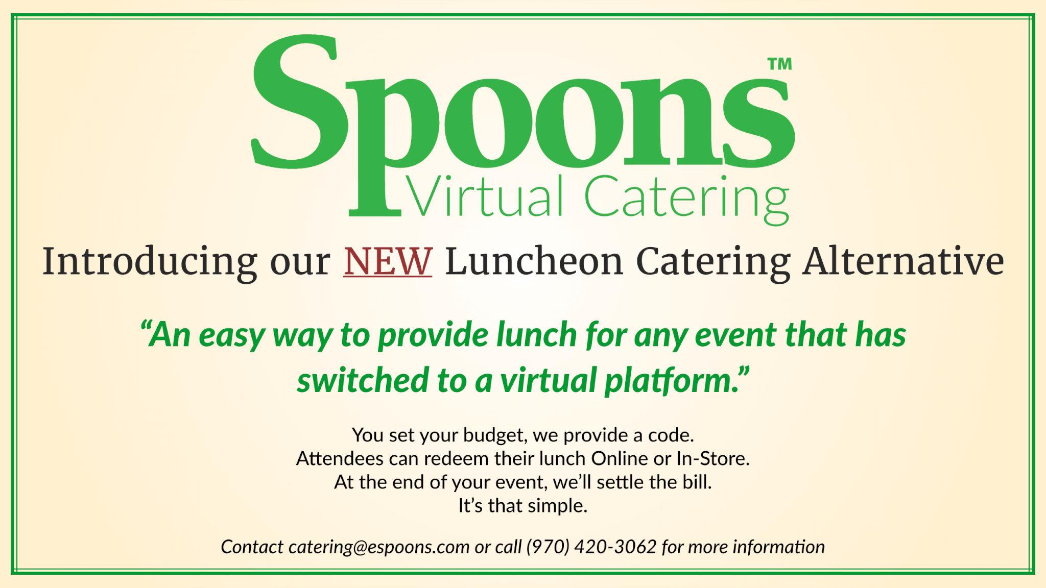 Spoons Introduces Virtual Catering Fort Collins Area Chamber of Commerce