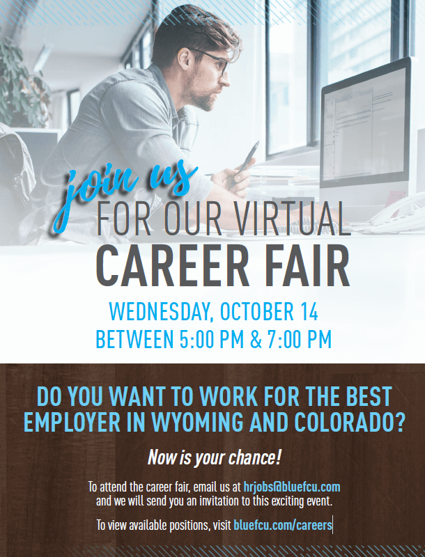Blue Federal Credit Union Presents Virtual Career Fair October 14