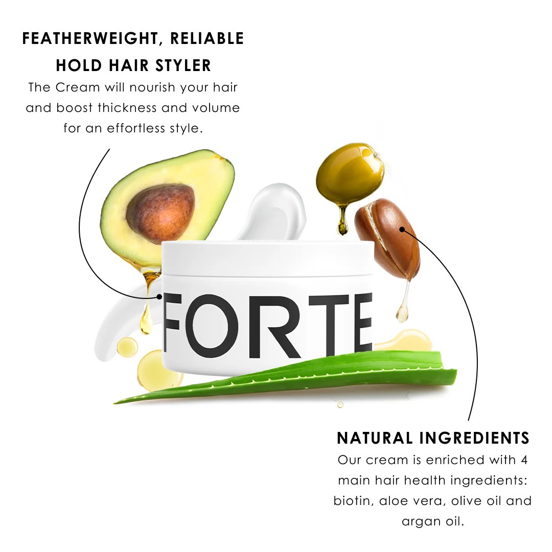 Styling Cream Medium Hold 3 Oz Forte Series