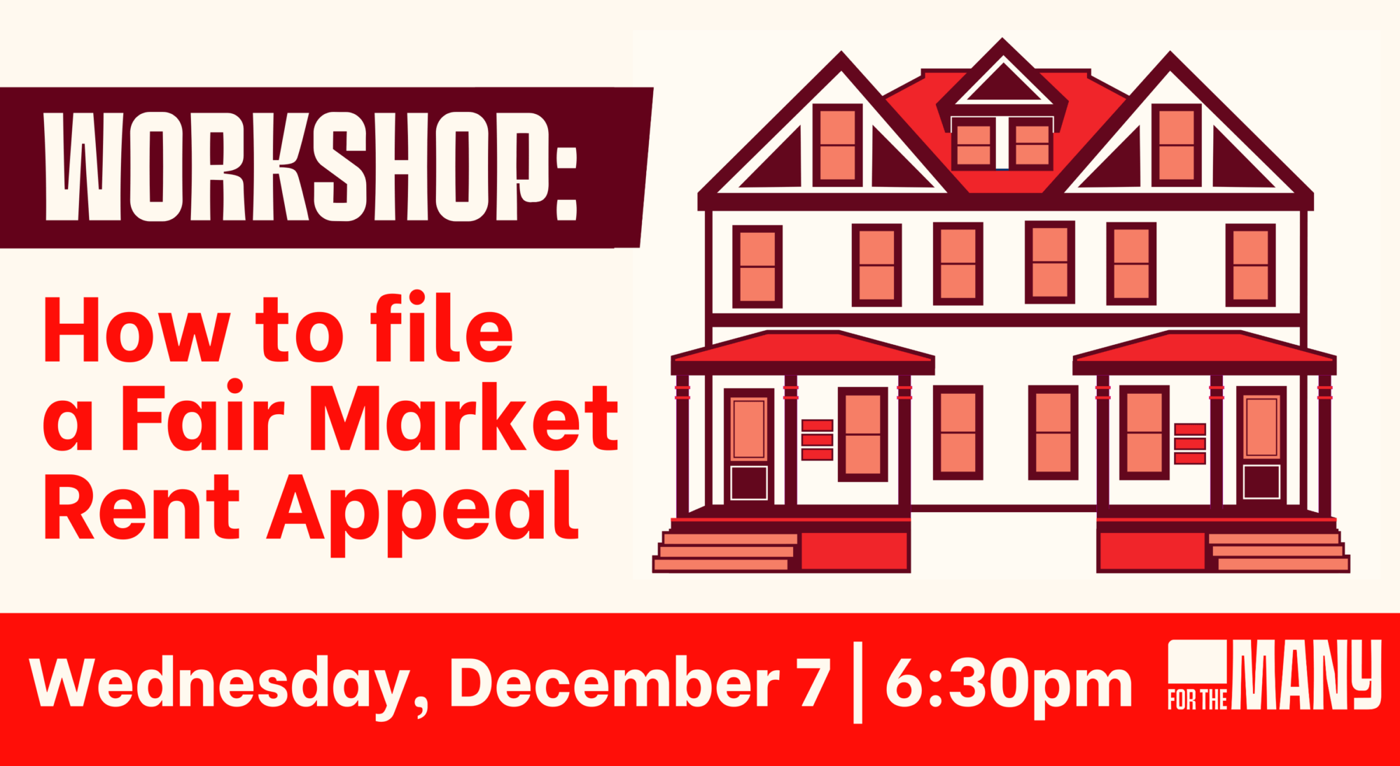 Submit a Fair Market Rent Appeal For the Many