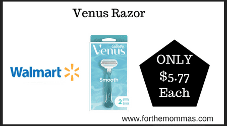 Venus Razor at Walmart ONLY $5.77 Each Thru 9/10