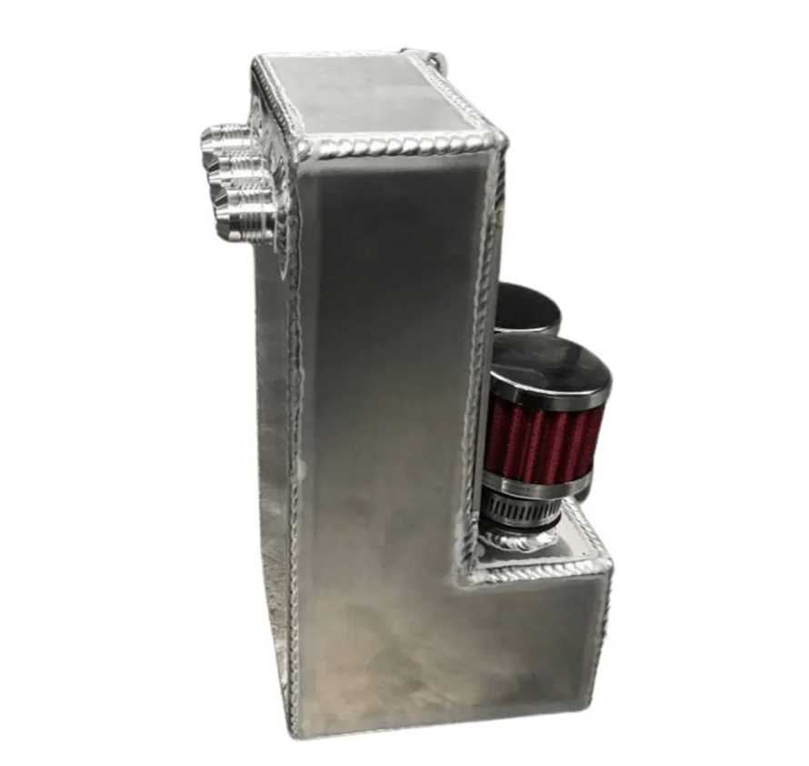 Kingspeed 03-09 Cummins Fabricated Catch Can - Fortified Diesel Performance