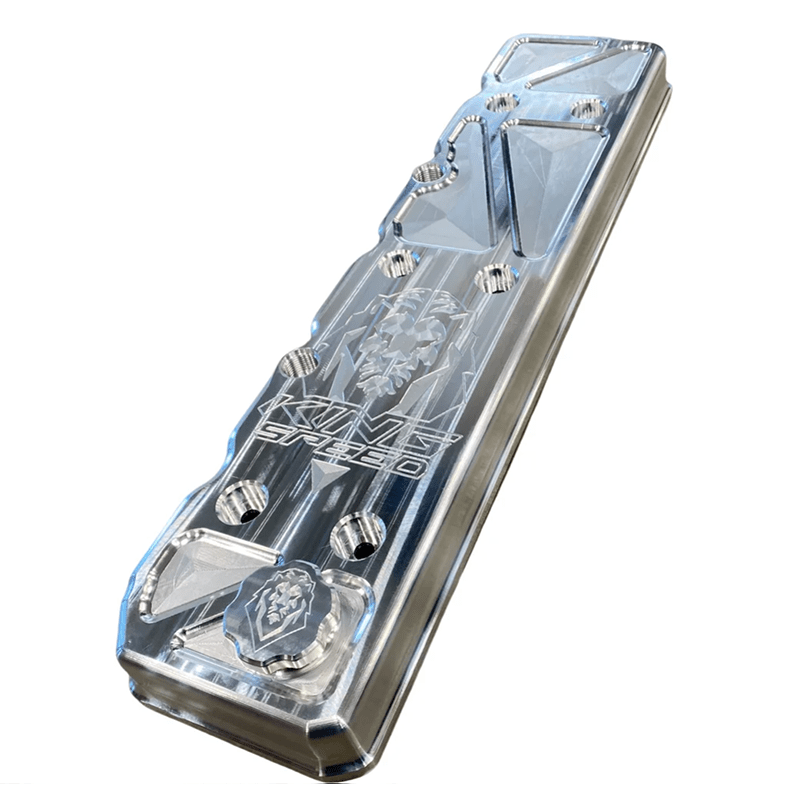 Kingspeed Billet Valve Cover 06+ Cummins Raw Engraved Fortified