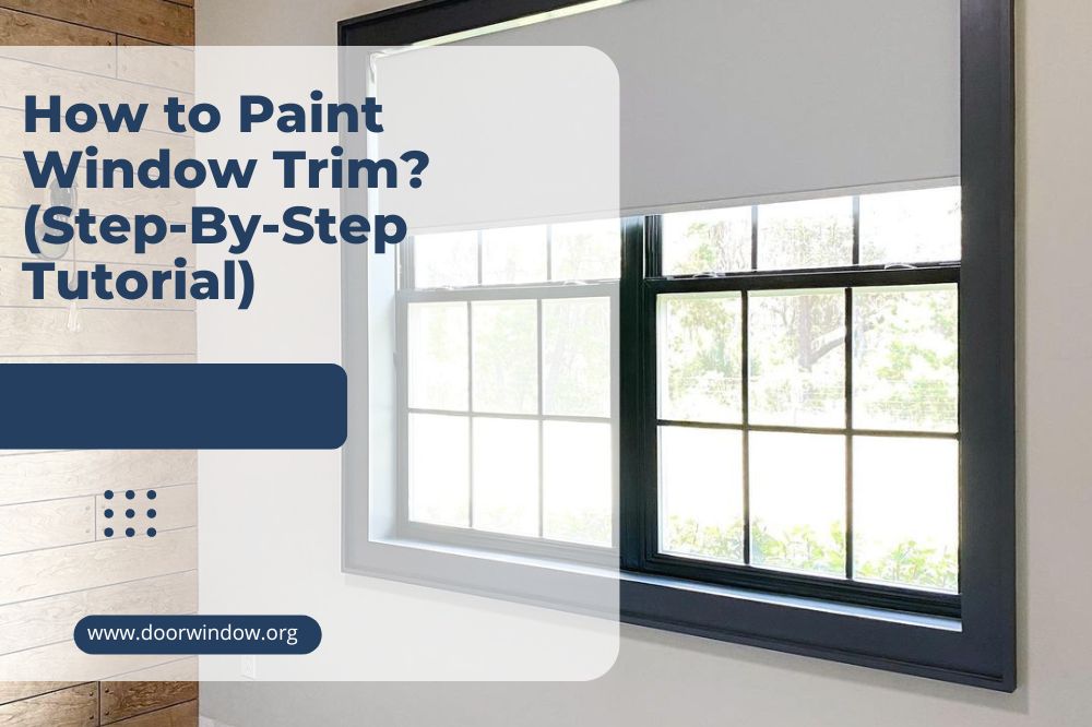How to Paint Window Trim? (StepByStep Tutorial)