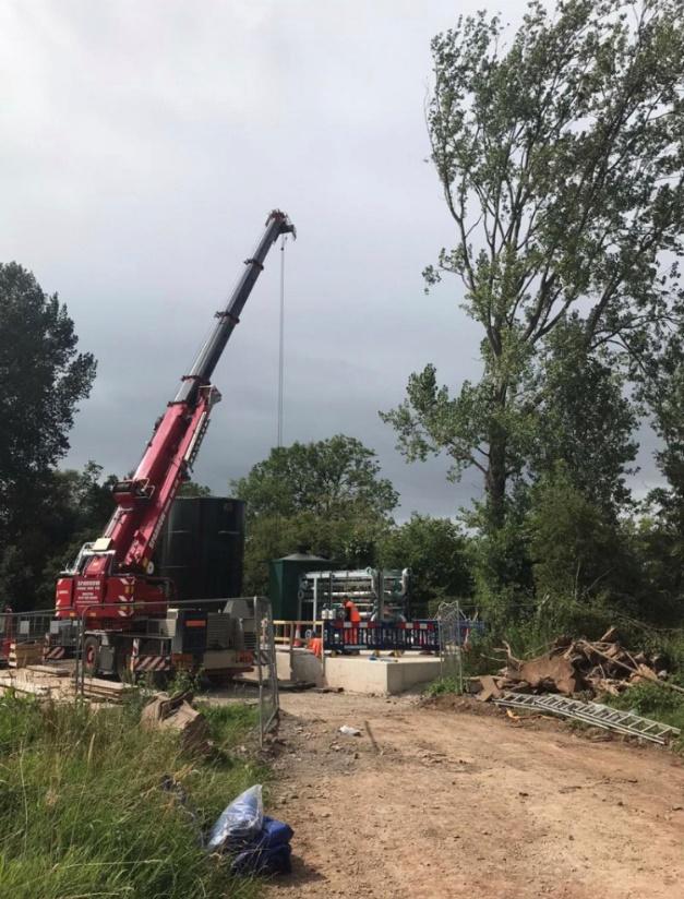Contract Lift Water Treatment Plant Installation Bristol
