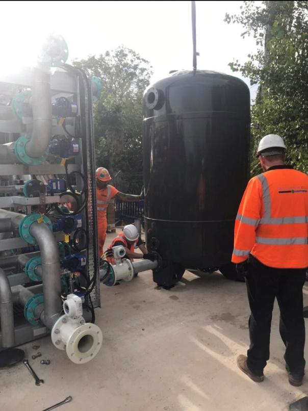 Contract Lift Water Treatment Plant Installation Bristol