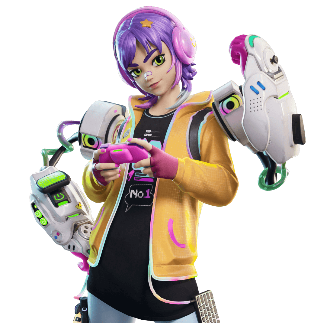 Battle Gamer Mae Fortnite Skin Fortnite.GG(07)