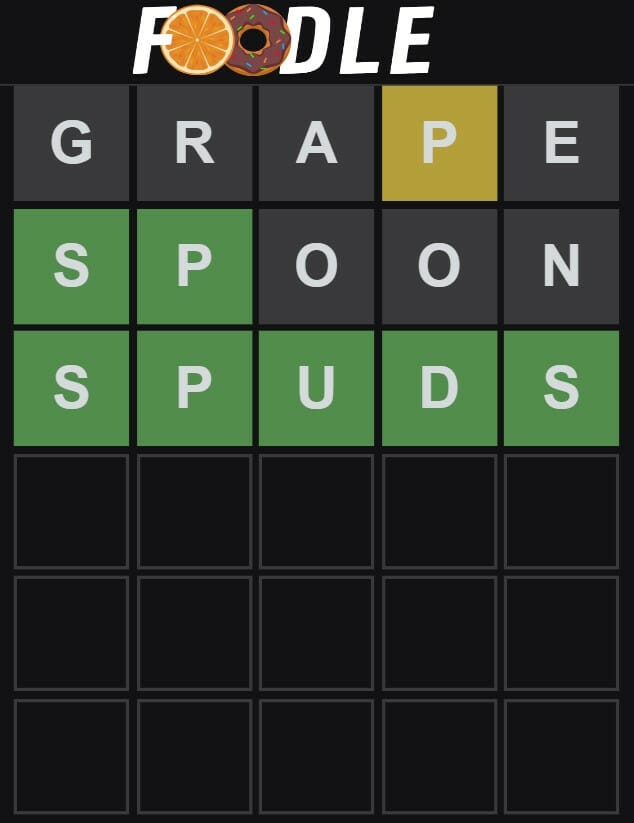 Today’s ‘Foodle’ Answer June 3rd 2022 27 Hints and Solution