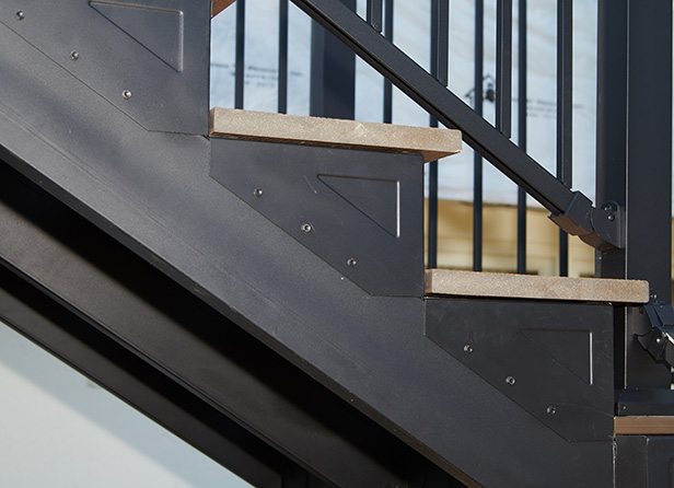 Evolution Steel Stair System Framing Deck Stairs Fortress