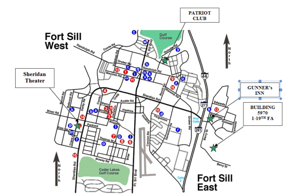 Fort Sill Oklahoma Map Fort Sill Graduation Information Maps