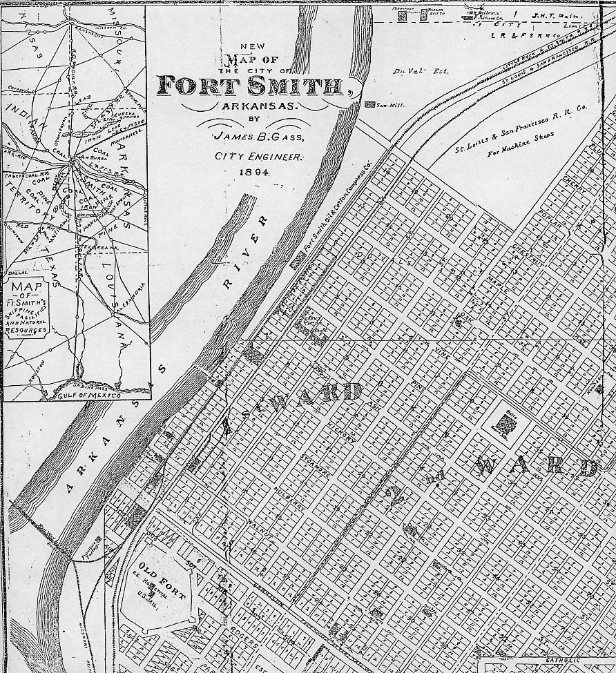 1894 Fort Smith map, section 1