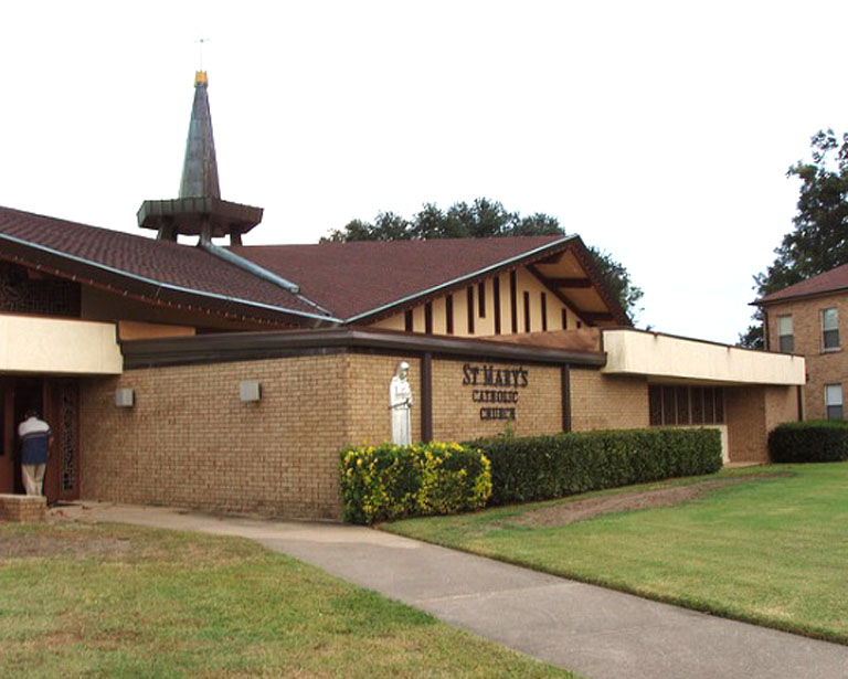 Present day St. Mary's Catholic Church