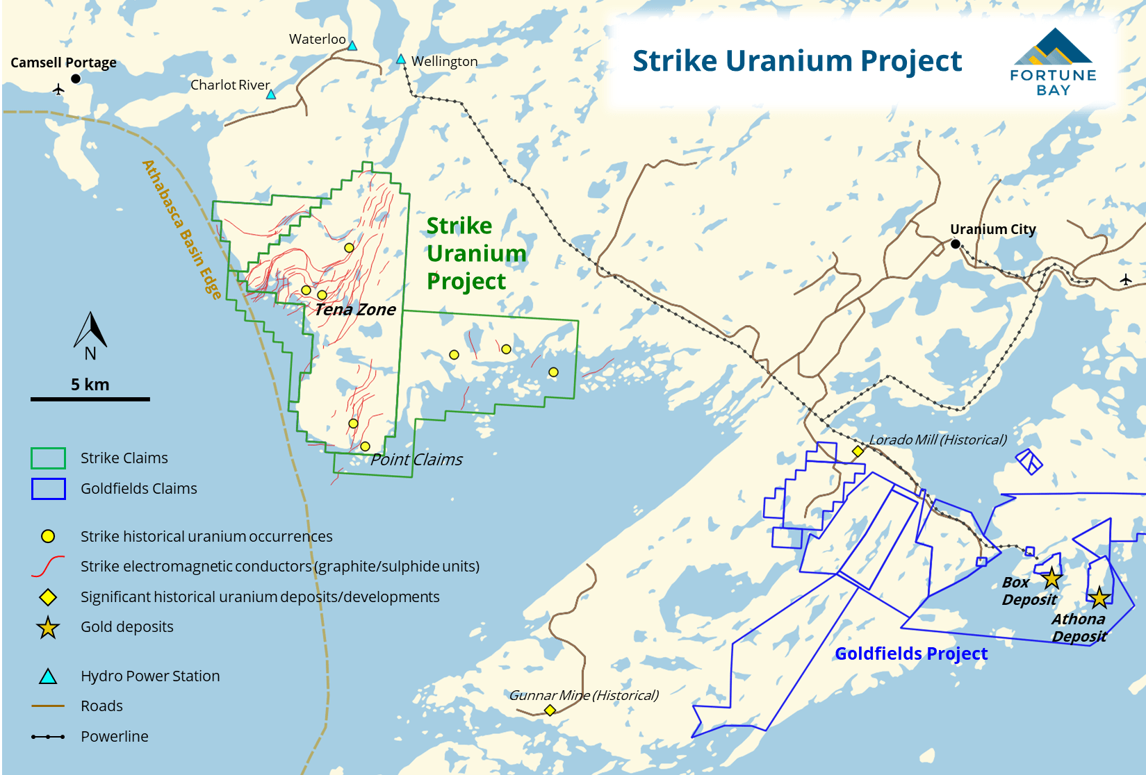 Announces Acquisition of the Strike Uranium Project Near Uranium City
