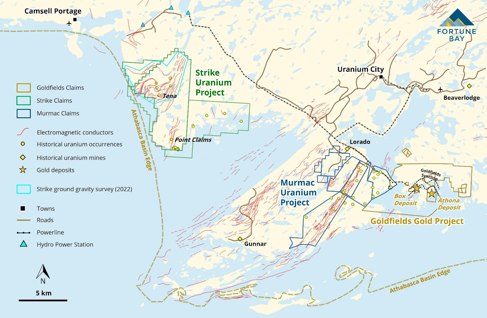 Announces Initial Drill Targets for the Murmac Uranium Project Fortune Bay Corp
