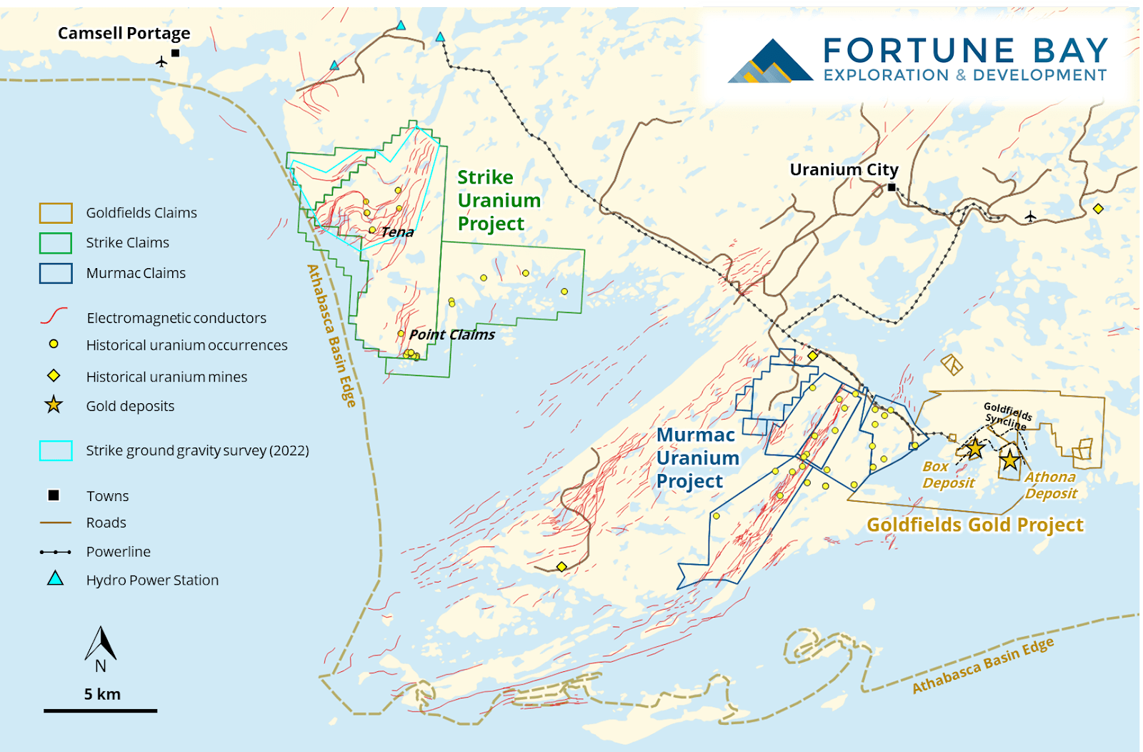 Commences 2022 Field Programs on its Uranium and Gold Projects in