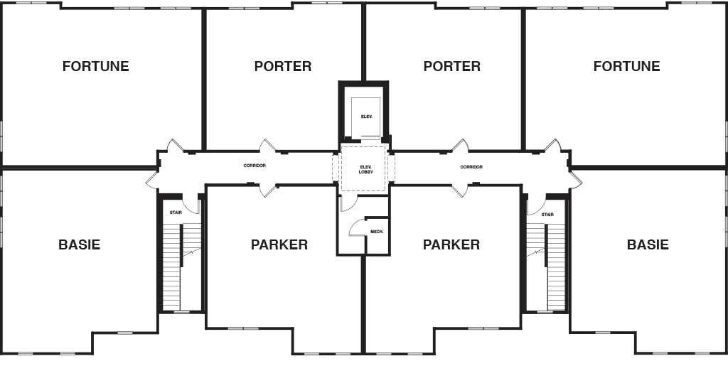 Floorplans Fortune Square at Red Bank