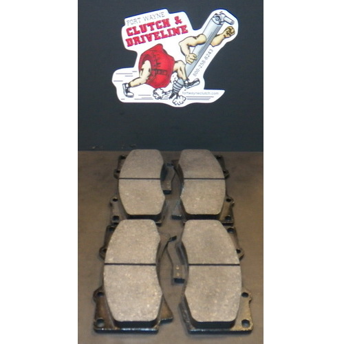 20062010 HUMMER H3, H3T FRONT BRAKE PADS SEMI METALLIC SKU 500