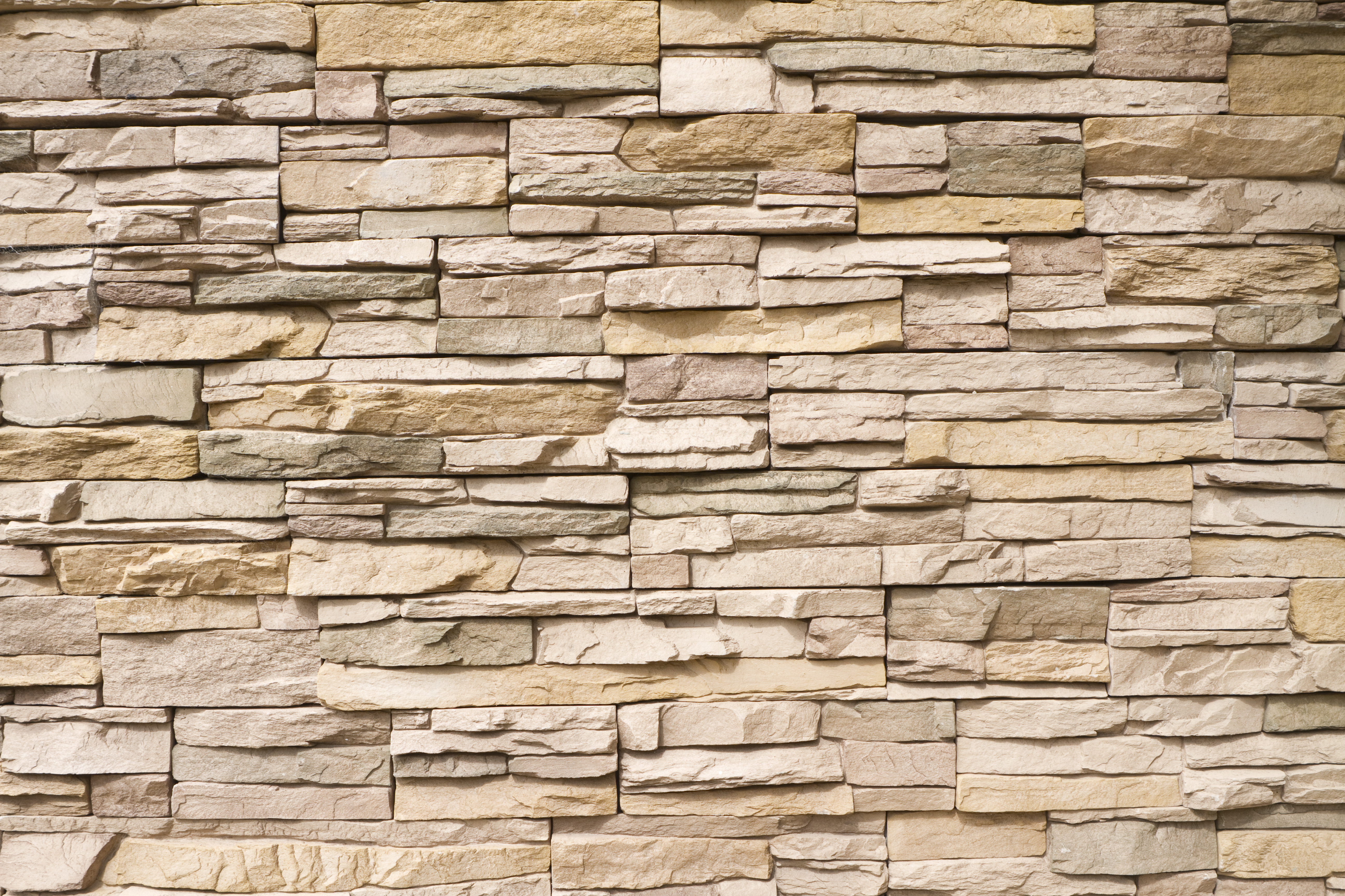 Stacked stone wall background horizontal Fort Wayne Rocks