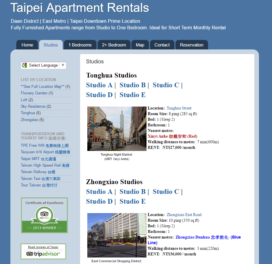 How to Find Long Term in Taipei For Two, Please