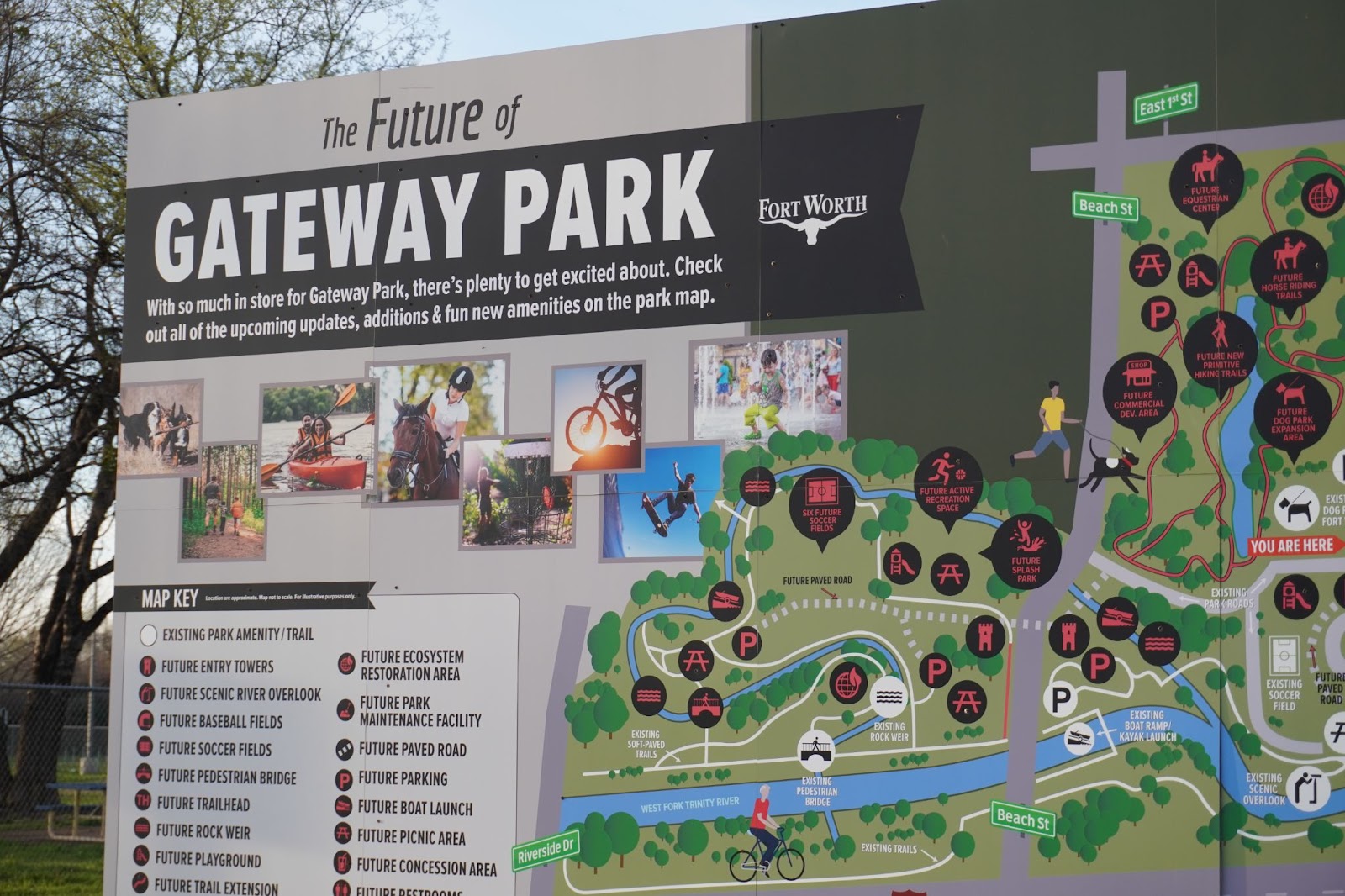 There’s a new 140 million Gateway Park plan. With 8 million to spend