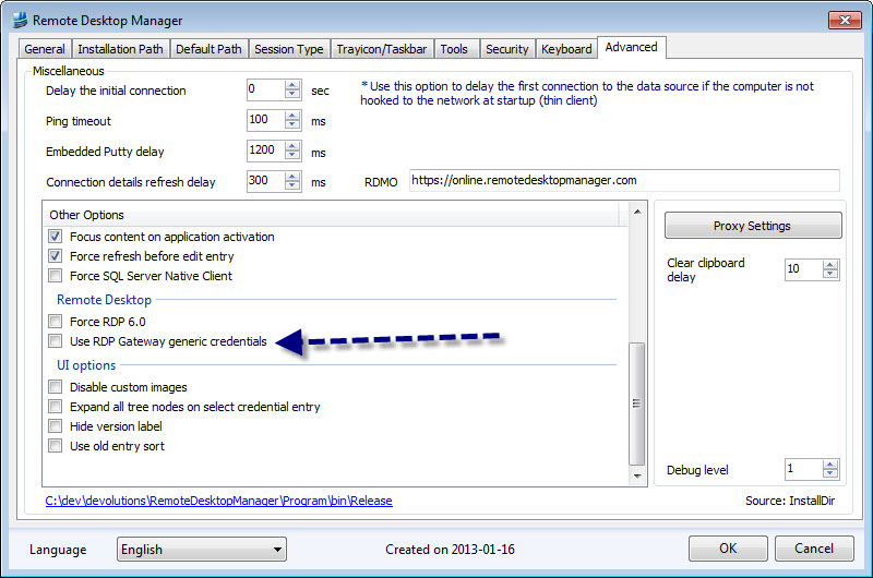 Credentials for RD Gateway Not Working