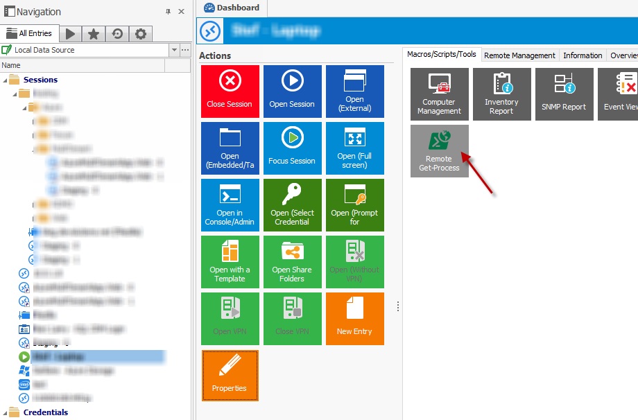 Create Tool for Remote Powershell Session?