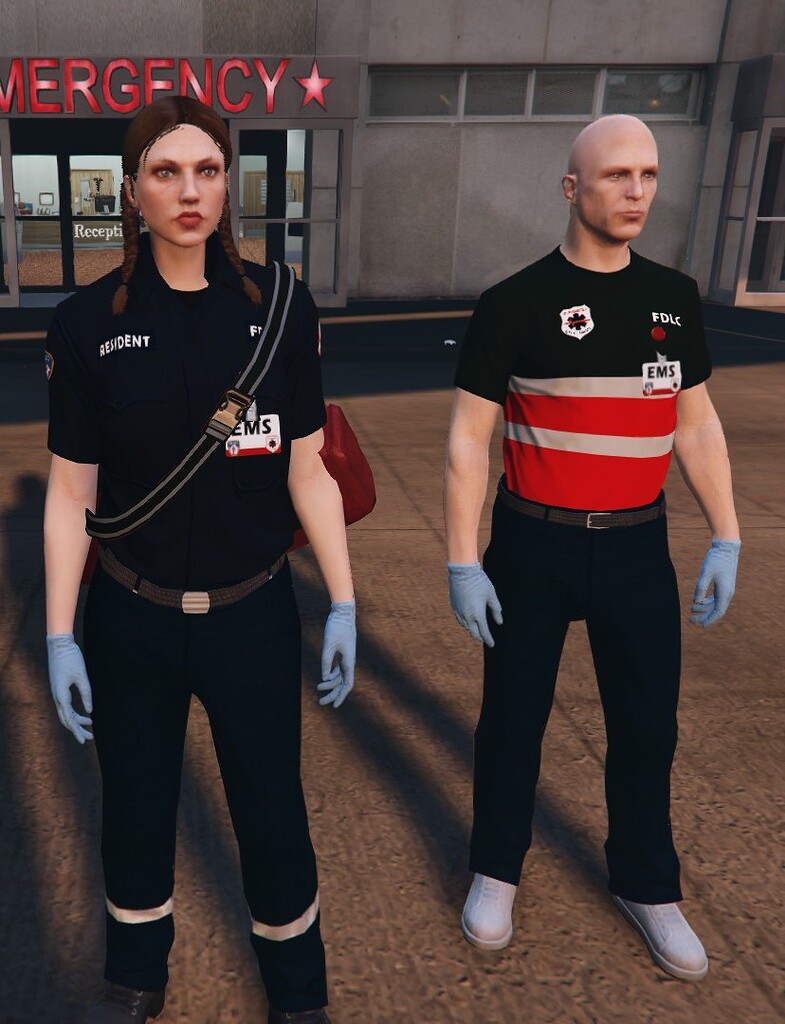[CLOTHES] [PAID] Liberty City EMS Clothes pack / Pack de vêtement EMS(04)