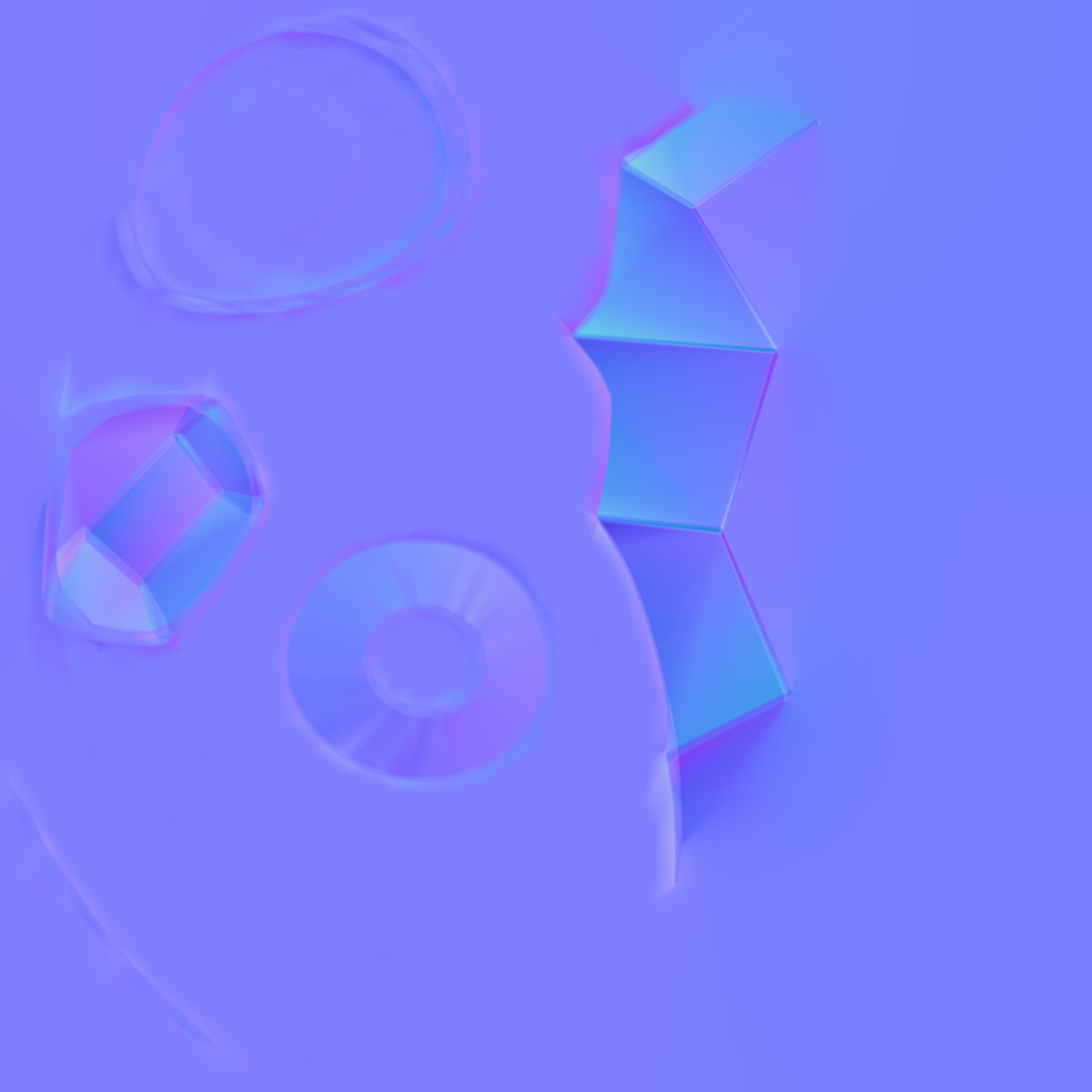 How to get 16bit normal map in PlayCanvas (smooth low poly mesh) Help