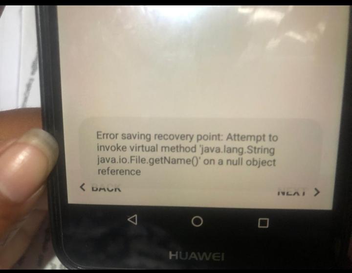 I have a error 'java.lang.Stringjava.io.File.getName()' when i try to