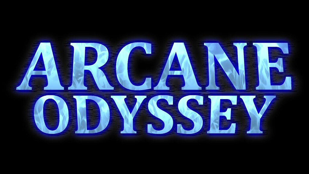 What font does the arcane odyssey title screen use? Game Discussion