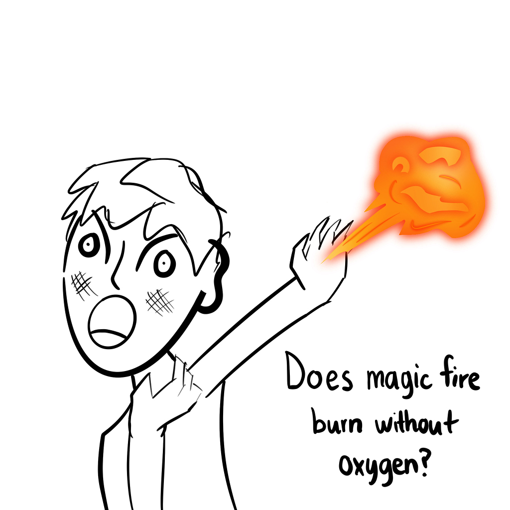Does Fire Burn Without Oxygen? Art Arcane Odyssey