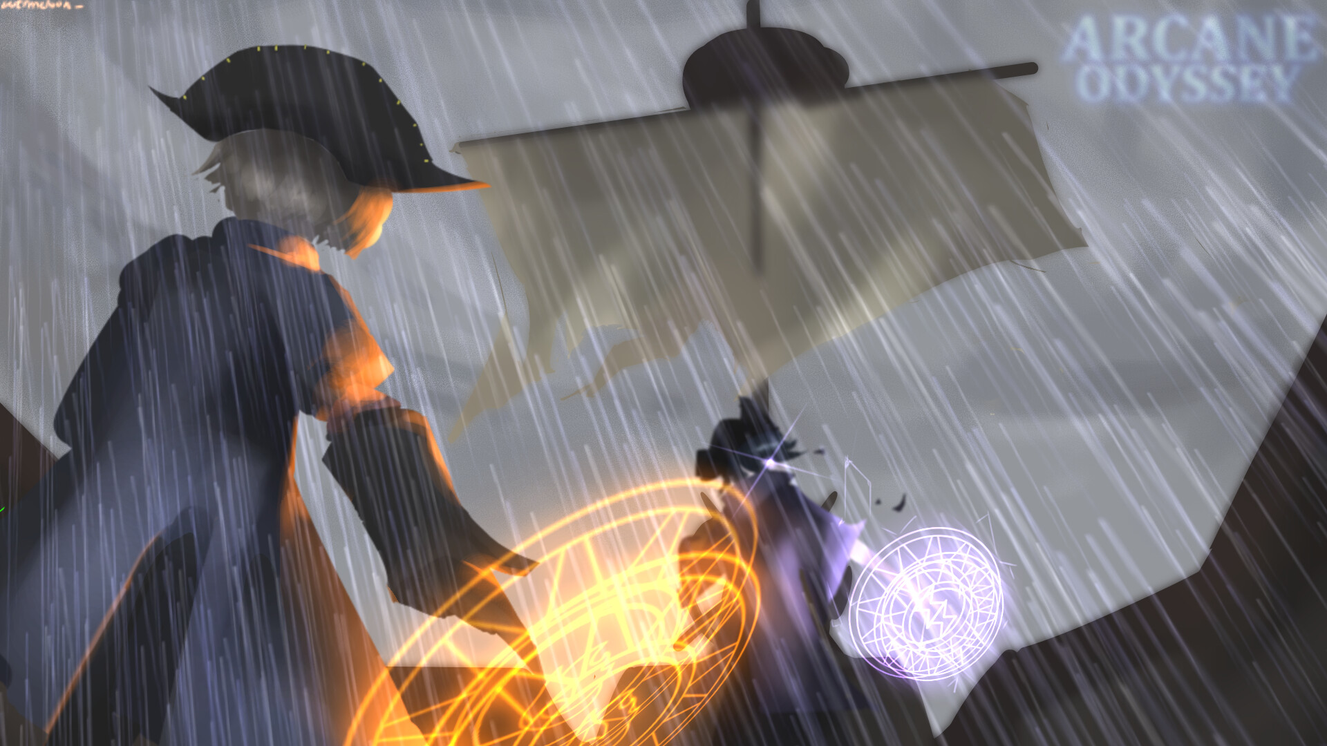 Arcane Odyssey Manga Cover (im not actually making a manga about it