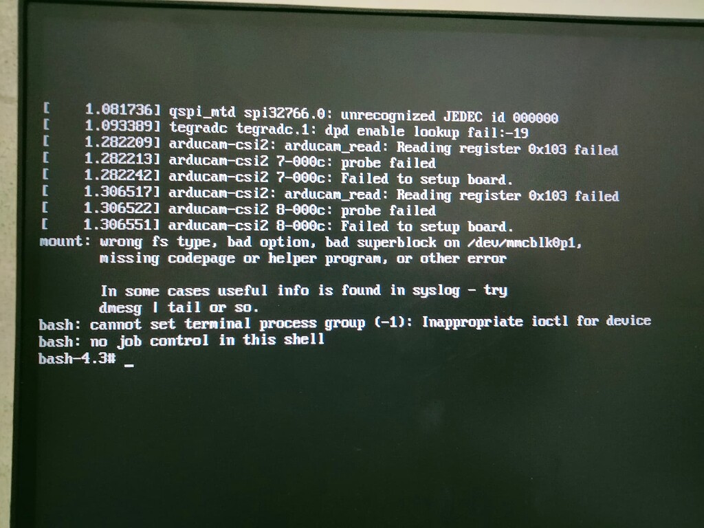 Cannot booting after install arducam IMX519 on jetson Nano use SSD