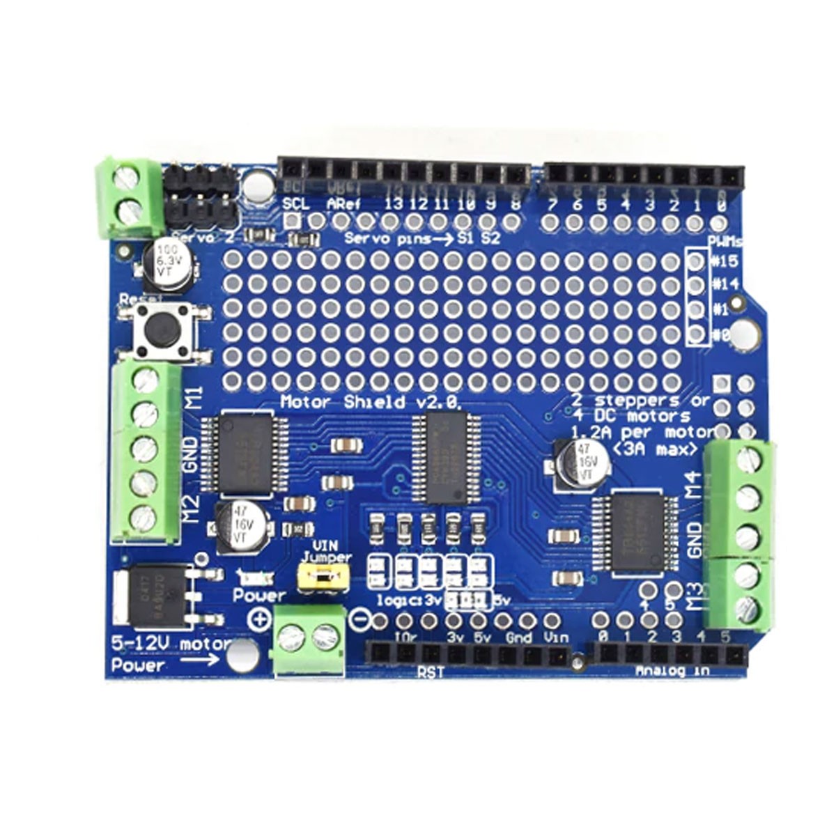 Connect motor shield by jumper cables Hardware Arduino Forum