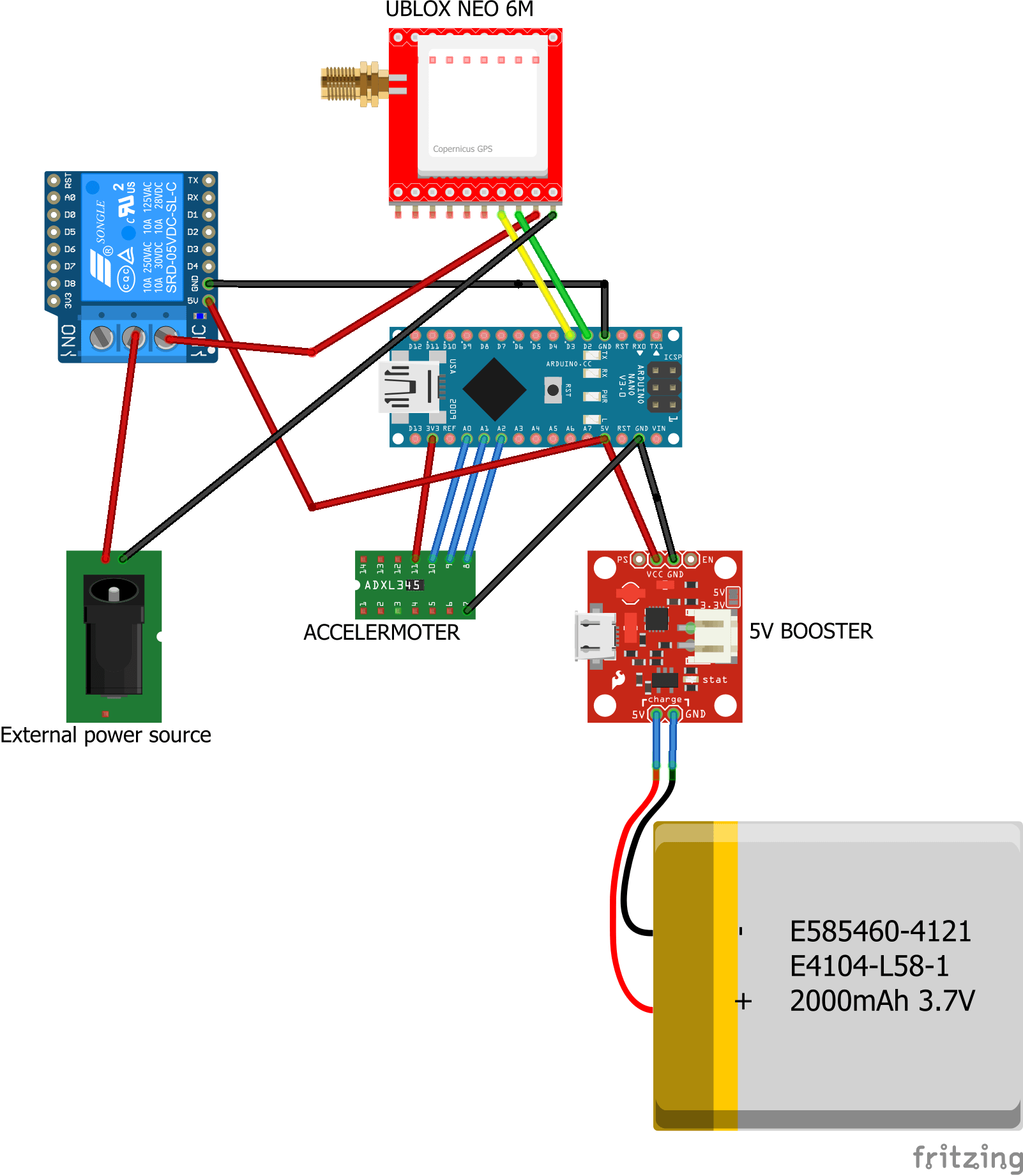 Arduino Nano and Ublox GPS NEO 6m Networking, Protocols, and Devices