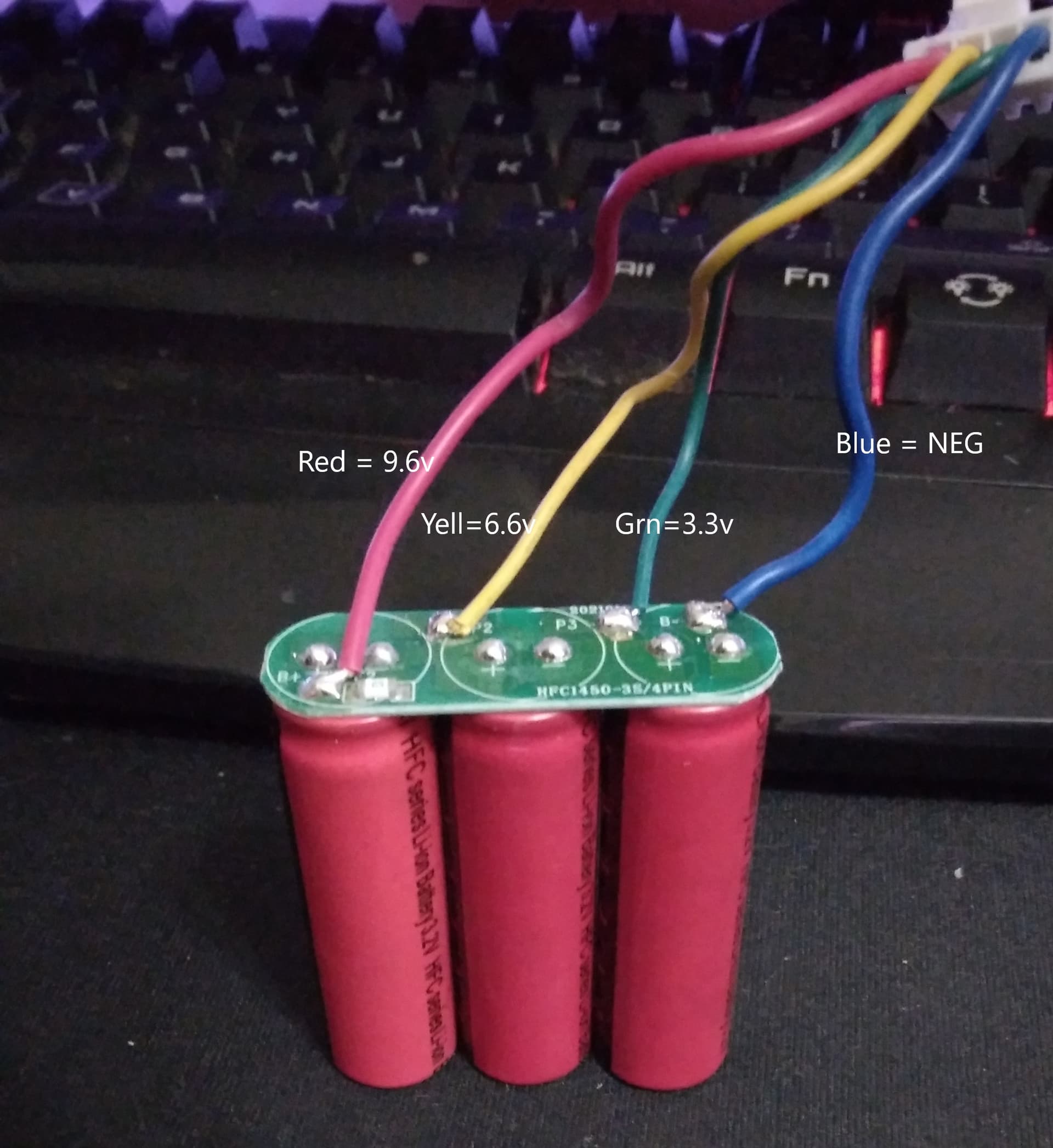 Project Power!? ESP32 Dev, L298N Motor Control Board, 3 DC 6v motors