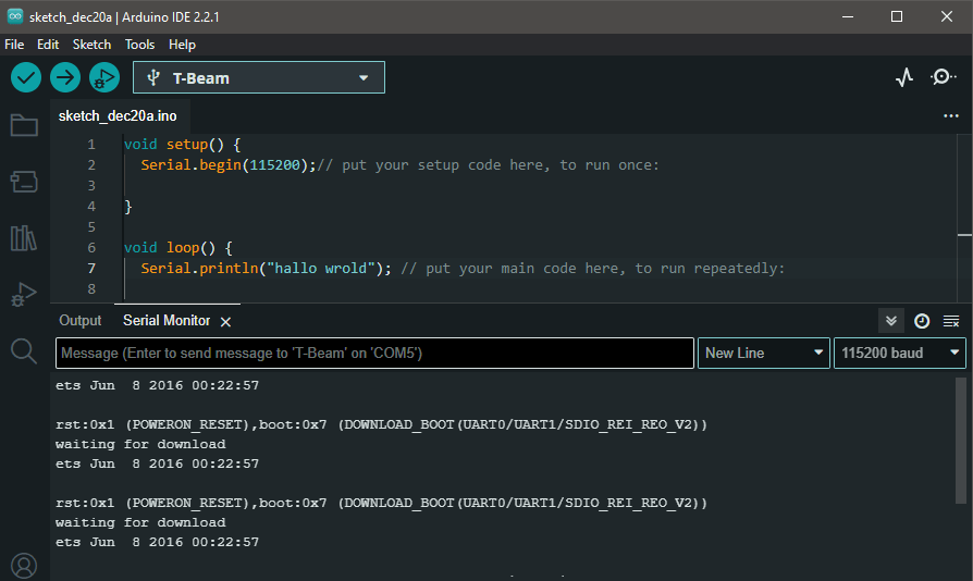 Ttgo t-beam v1.1 rst:0x1 (POWERON_RESET),boot:0x7 (DOWNLOAD_BOOT(UART0