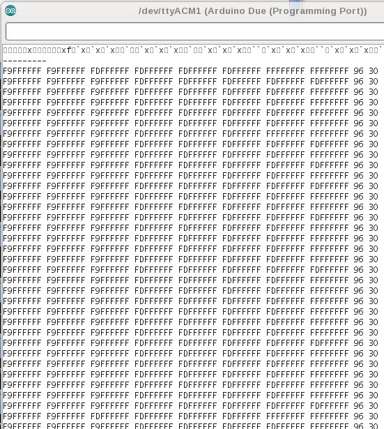 8 nop operations take 9 Arduino Due clock cycles Arduino Due