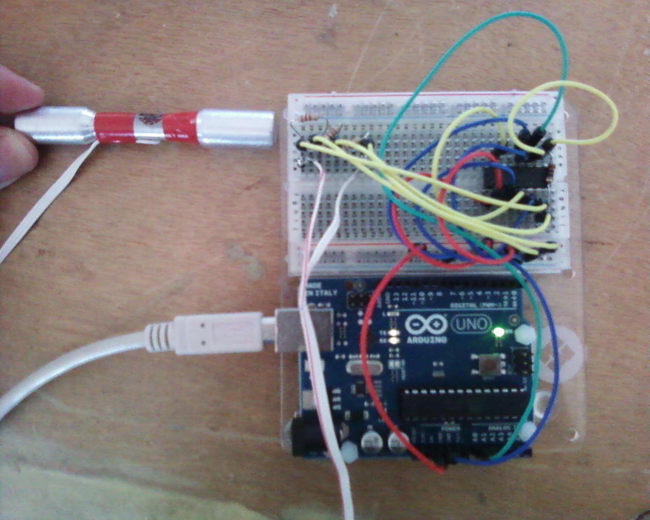 Reading a strain gauge signal on Labview via arduino Sensors