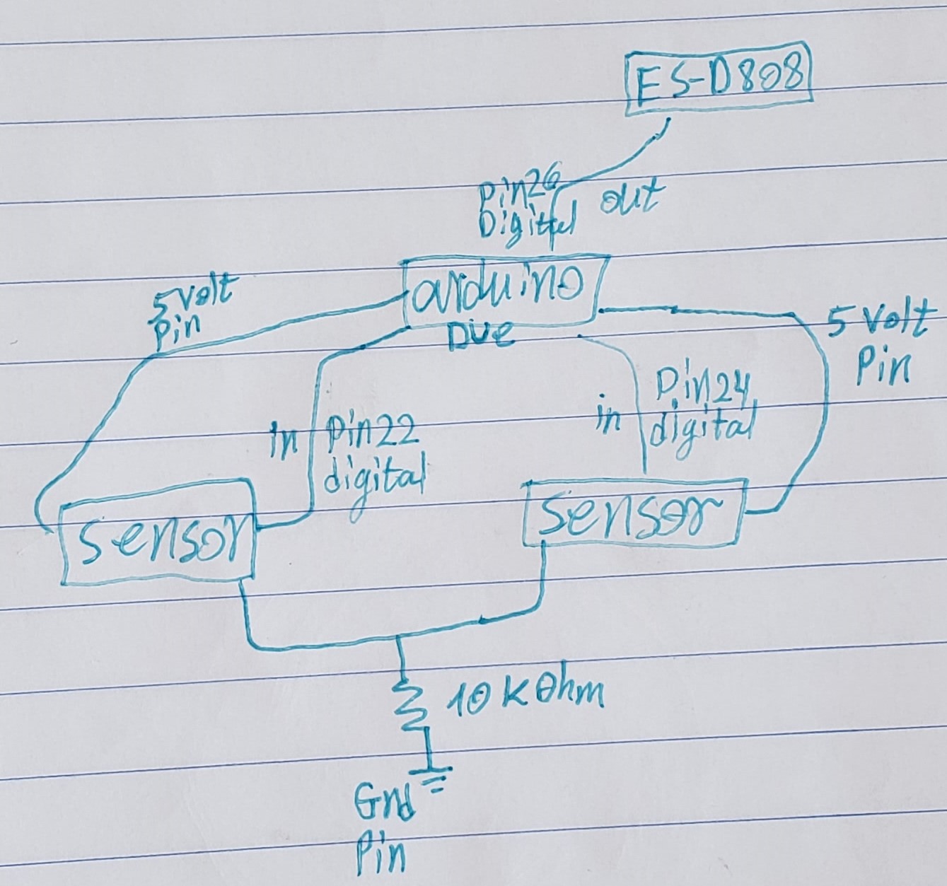 Photomicrosensor Omron EESX674 4 wire correct schematic Sensors