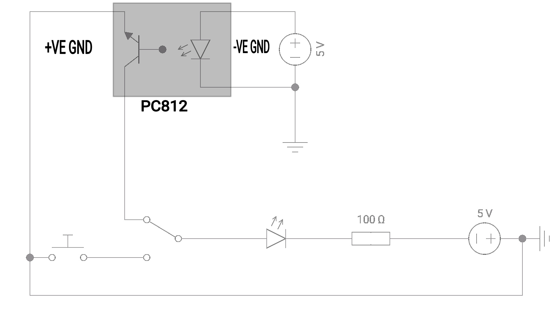 Correct optocoupler output emitter configuration +ve ground circuit