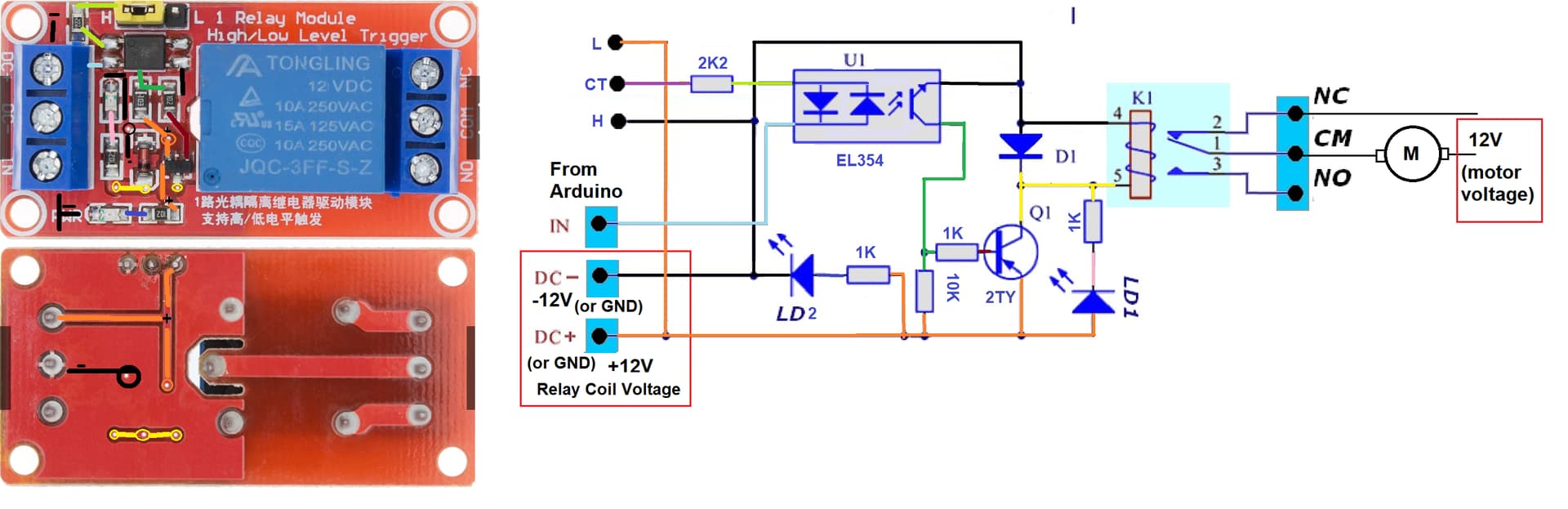 Relay seems to be getting a signal, but no clicking Project Guidance