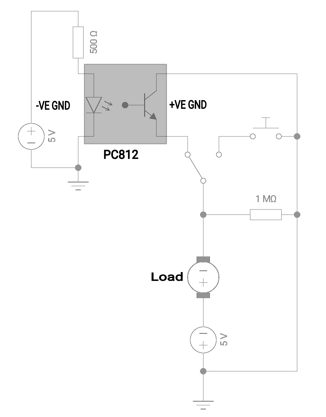 Correct optocoupler output emitter configuration +ve ground circuit